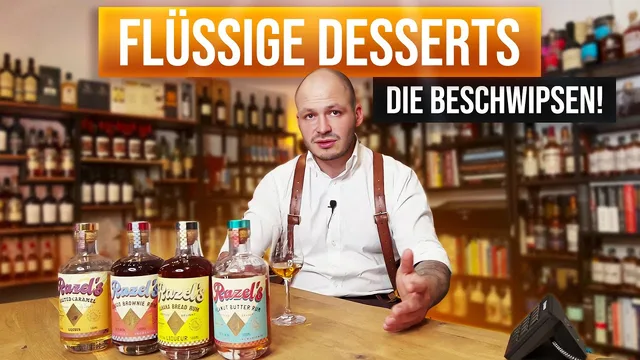 Rum als flüssige Desserts: Razels Peanut Butter, Brownie und Salted Caramel im Test (& Banana Bread)