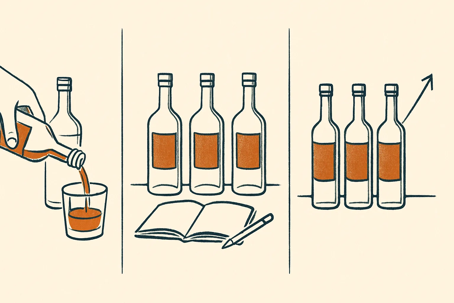 Three rum collector archetypes, most people are a mix