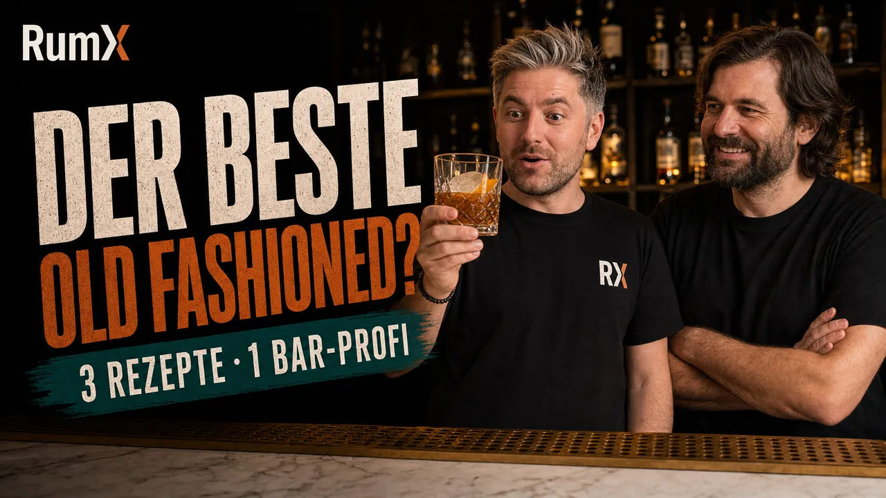 Old Fashioned with rum: 3 recipes from a bar professional with Stefan Glück